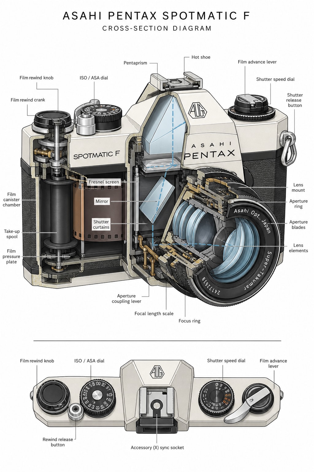 Educational Cross-Section Diagram