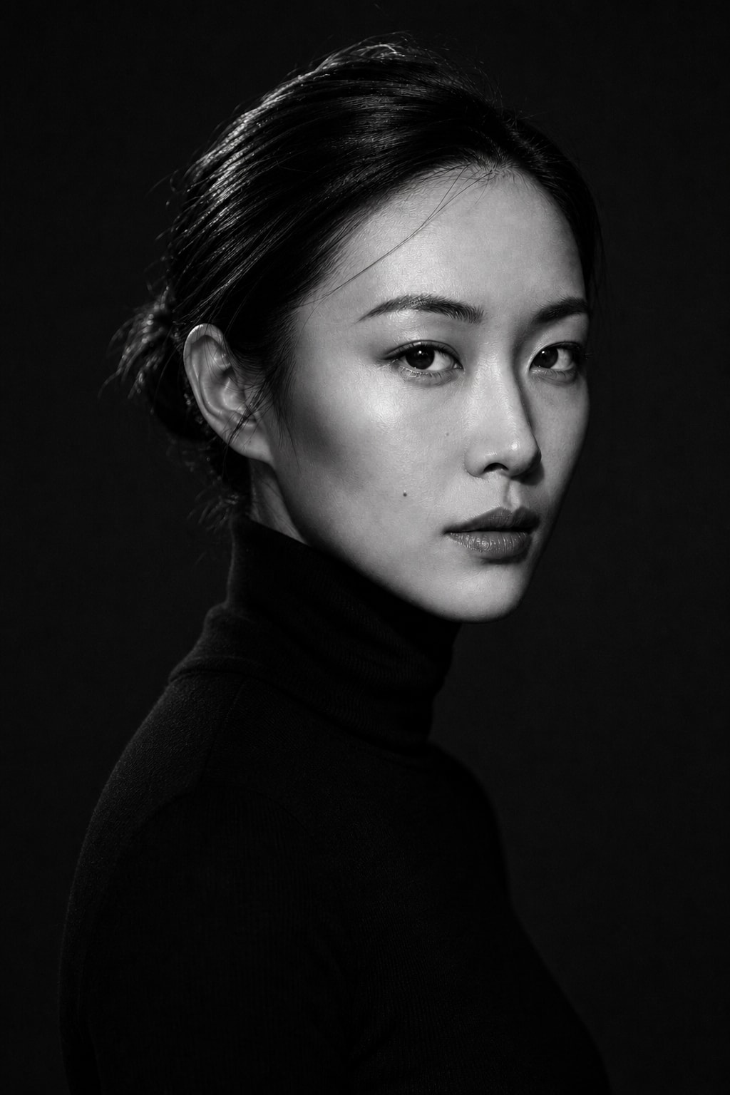 Editorial B&W Portrait preview