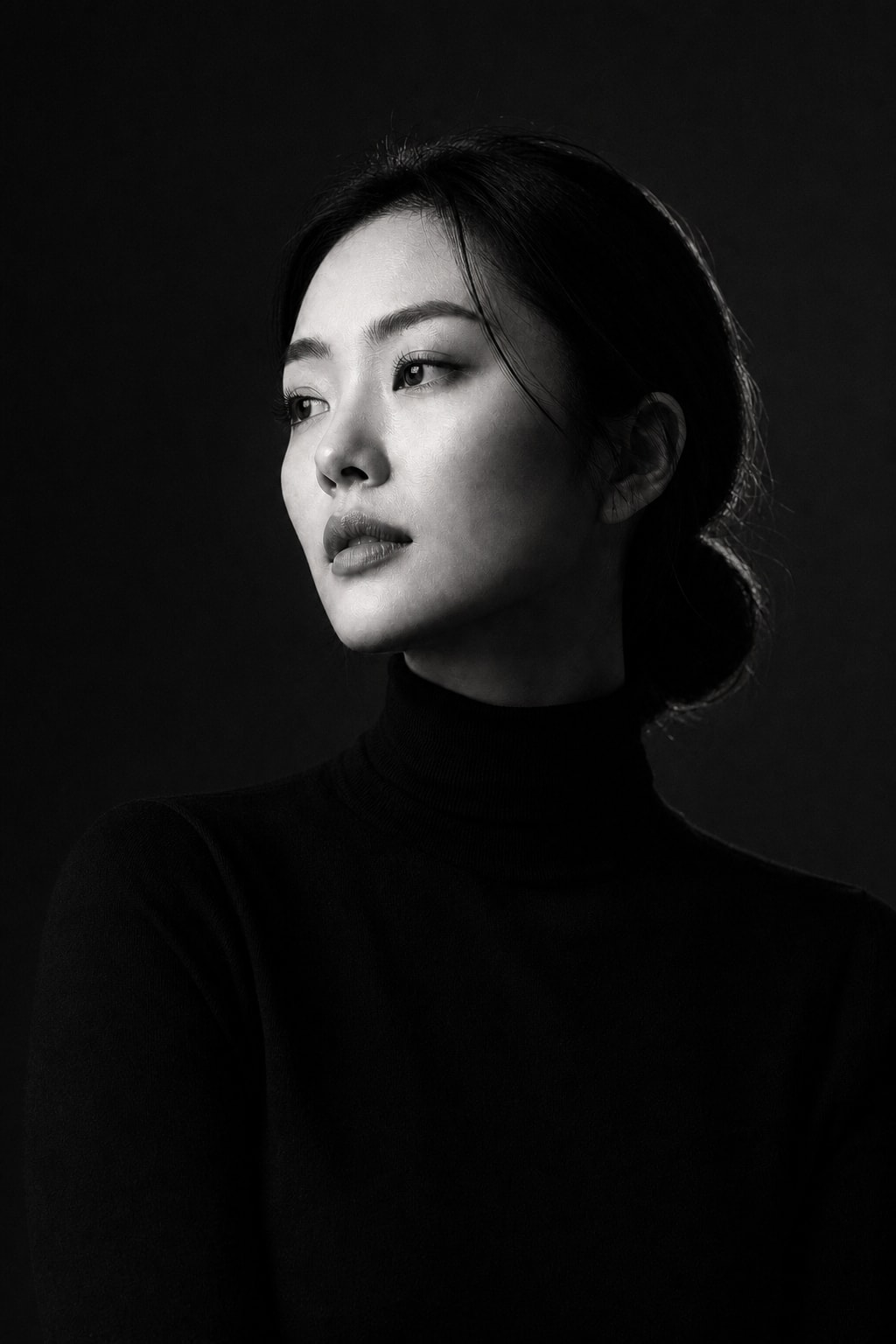 Editorial B&W Portrait preview