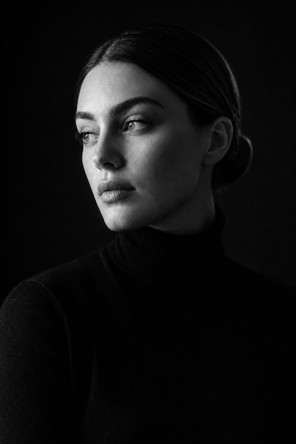 Editorial B&W Portrait preview