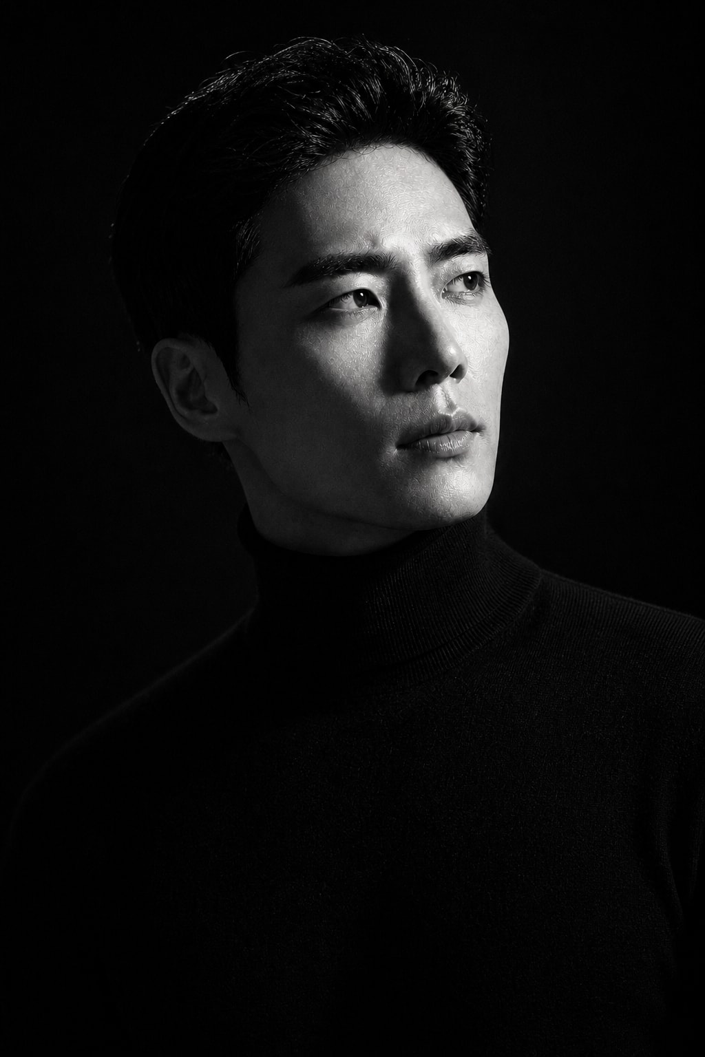 Editorial B&W Portrait preview