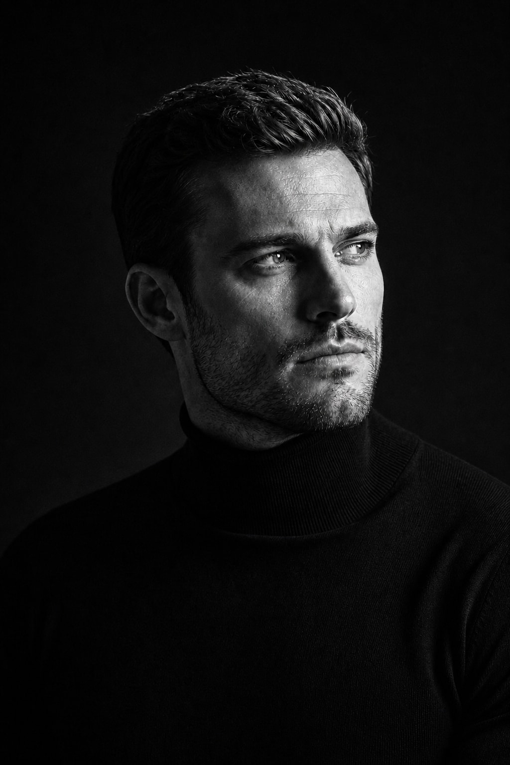 Editorial B&W Portrait preview