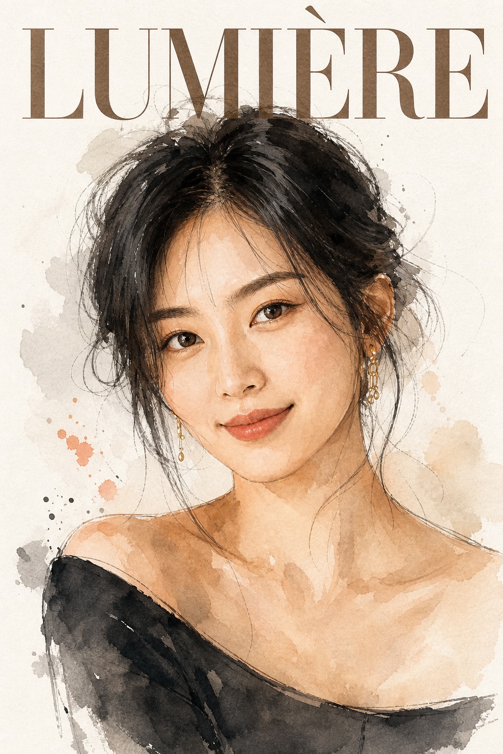 Watercolor Editorial Portrait preview