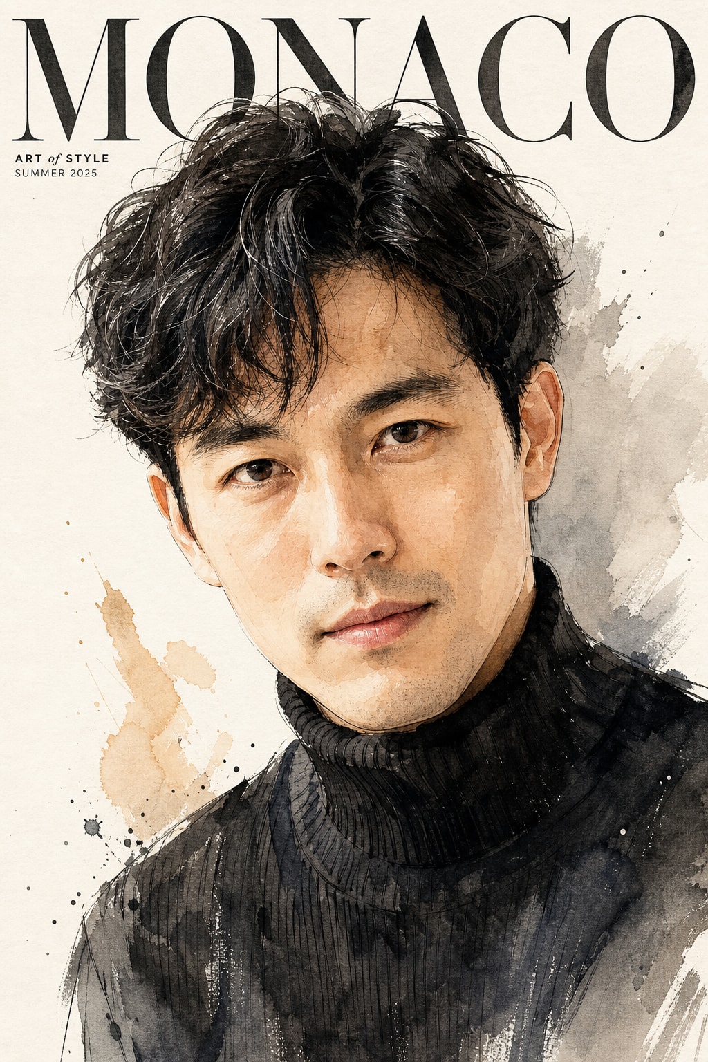 Watercolor Editorial Portrait preview